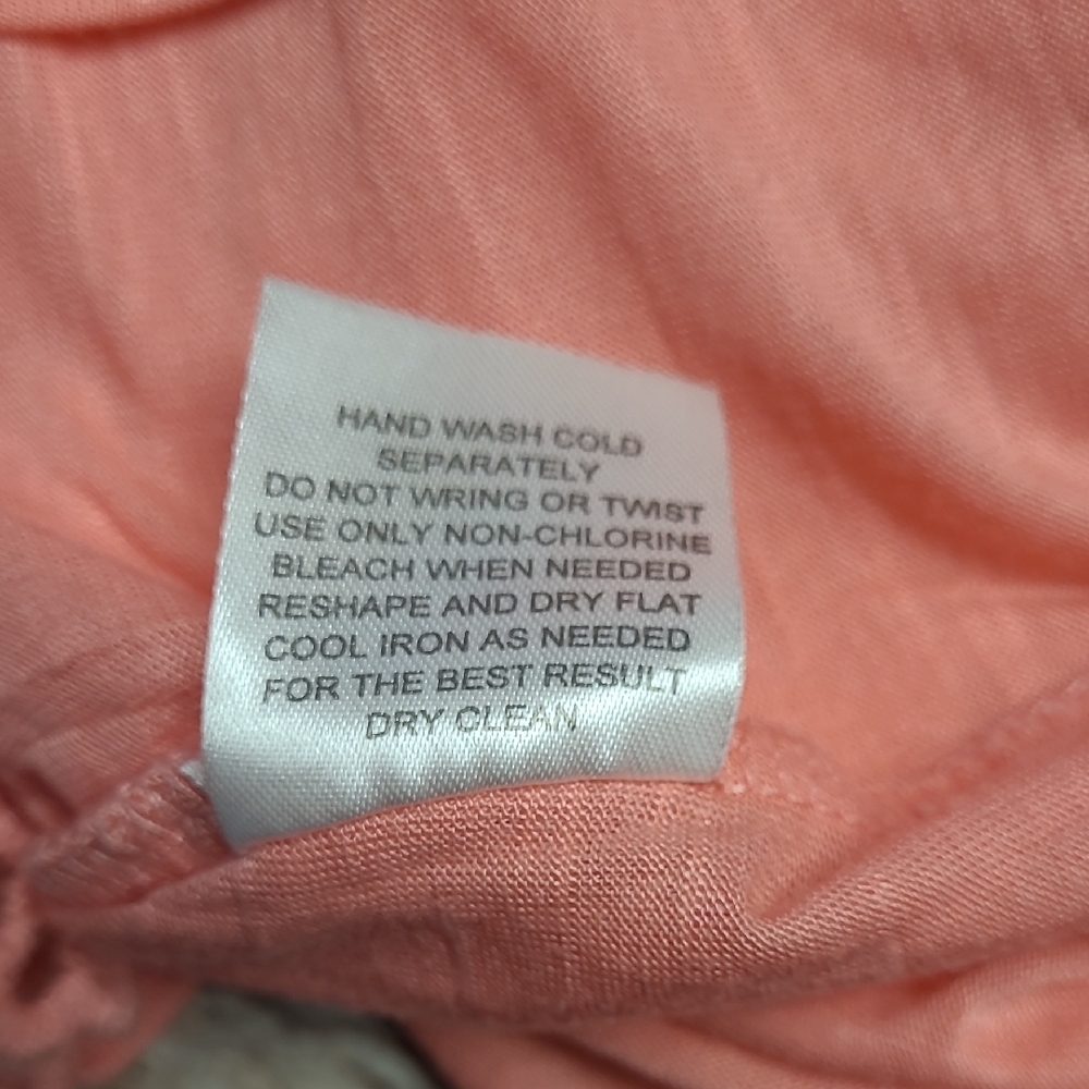 Pink Republic Lace Tank Tops in Coral and Peach - Picture 5 of 9